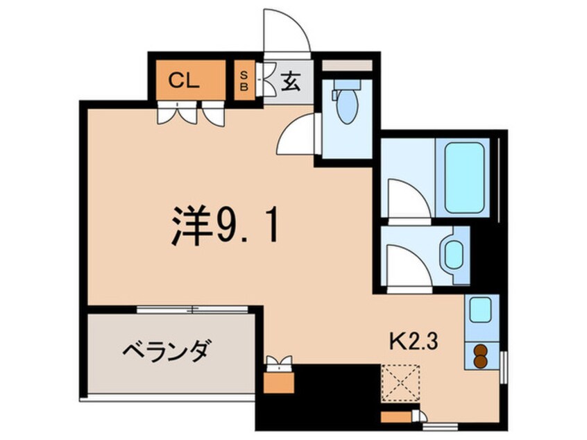 間取図 コンフォリア池袋ＤＥＵＸ