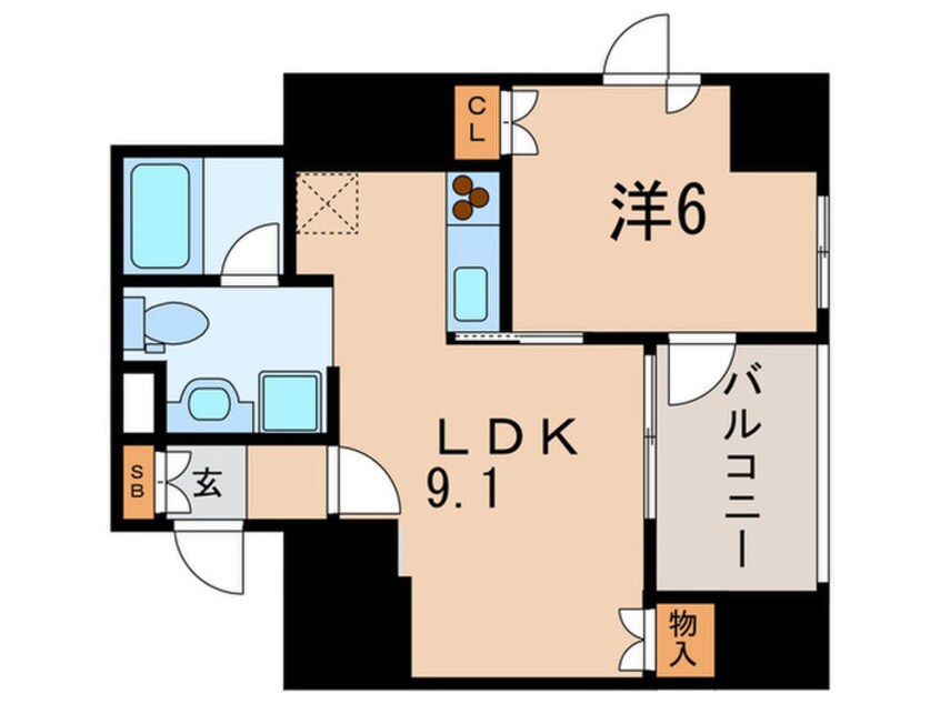 間取図 コンフォリア池袋ＤＥＵＸ