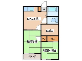 間取図 ニュー柳川ハイツ