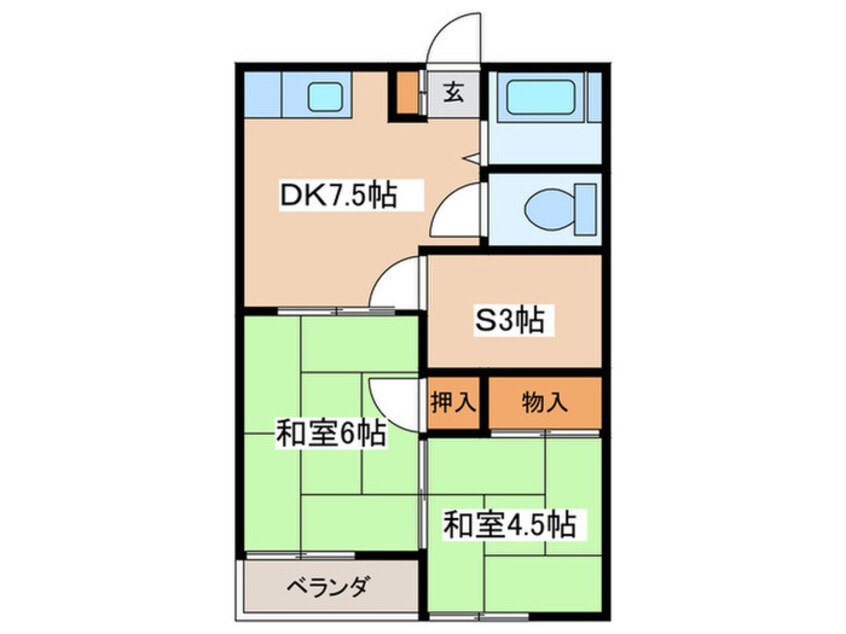 間取図 ニュー柳川ハイツ