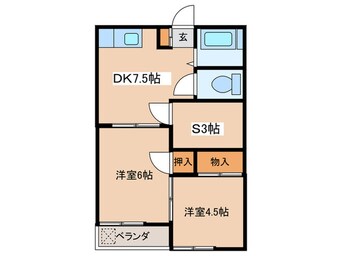 間取図 ニュー柳川ハイツ