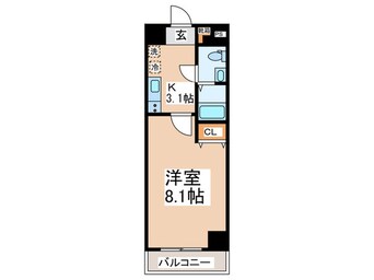 間取図 ブランドール壱番館