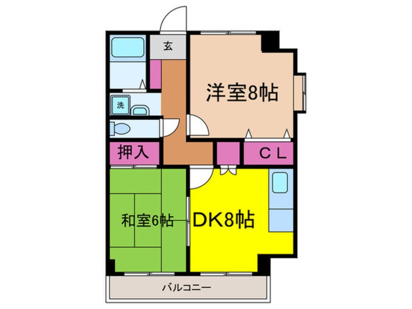 間取図 ハウゼ向原