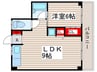 小泉マンション 1LDKの間取り