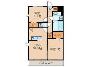 間取図 TD西ノ前