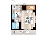 M＆Mビル 1Kの間取り