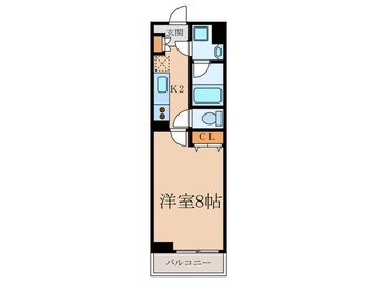 間取図 プライムア－バン中目黒