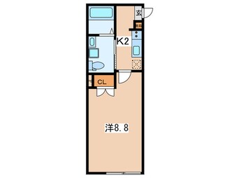 間取図 アドヴァンスTT1号館