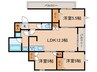 ラディアント桜上水 3LDKの間取り