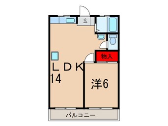 間取図 松栄スカイコ－ポ