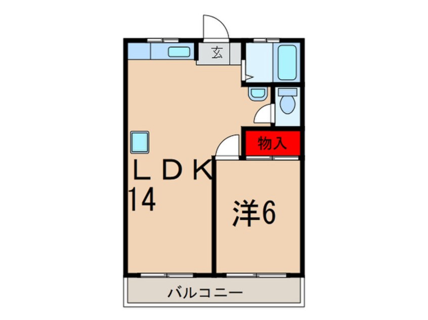 間取図 松栄スカイコ－ポ