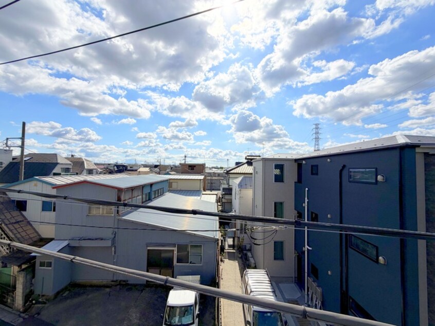 室内からの展望 ブルーローズ