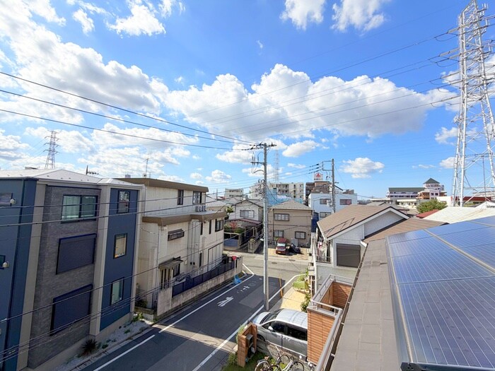 室内からの展望 ブルーローズ