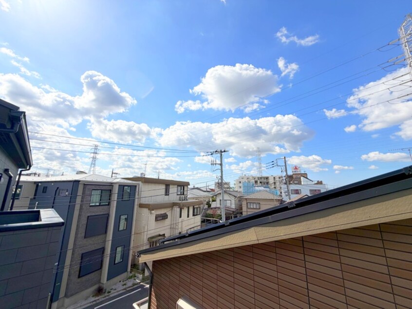 室内からの展望 ブルーローズ