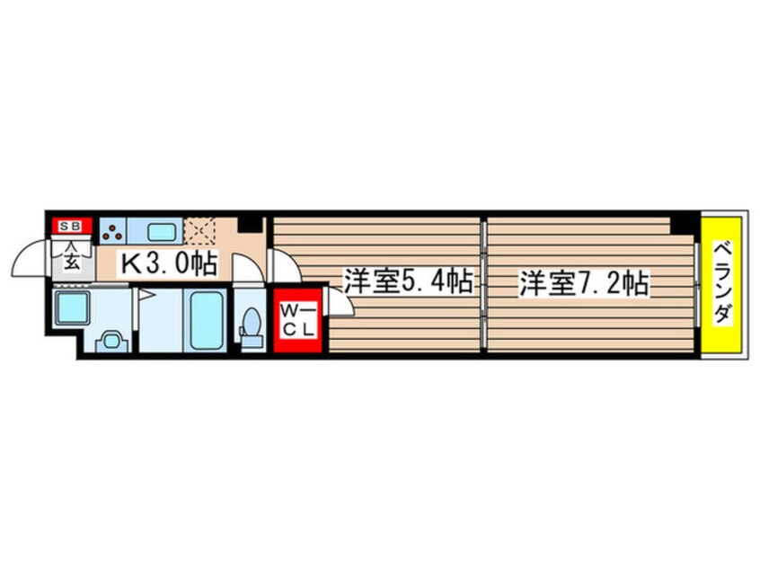 間取図 志幸70RUFURAN