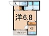 ベルクレスト鴨居 1Kの間取り