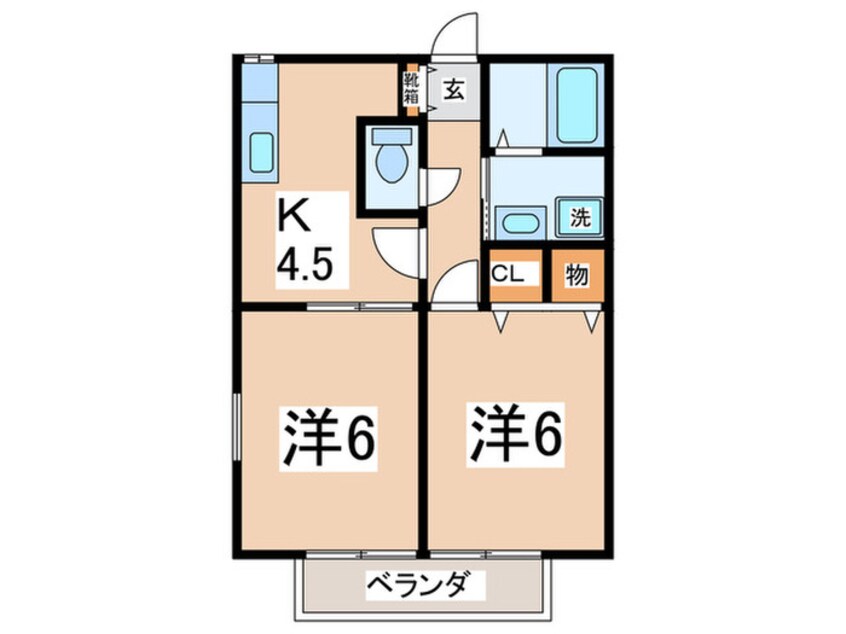 間取図 大磯シ－サイドコ－ポＢ