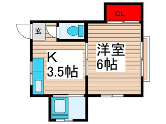 間取図 コーポ第3福寿