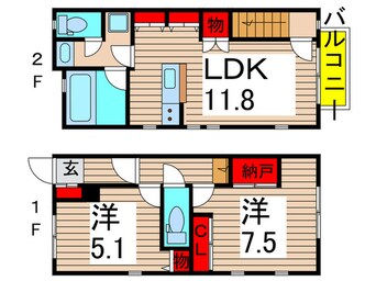 間取図 仮）シャトン