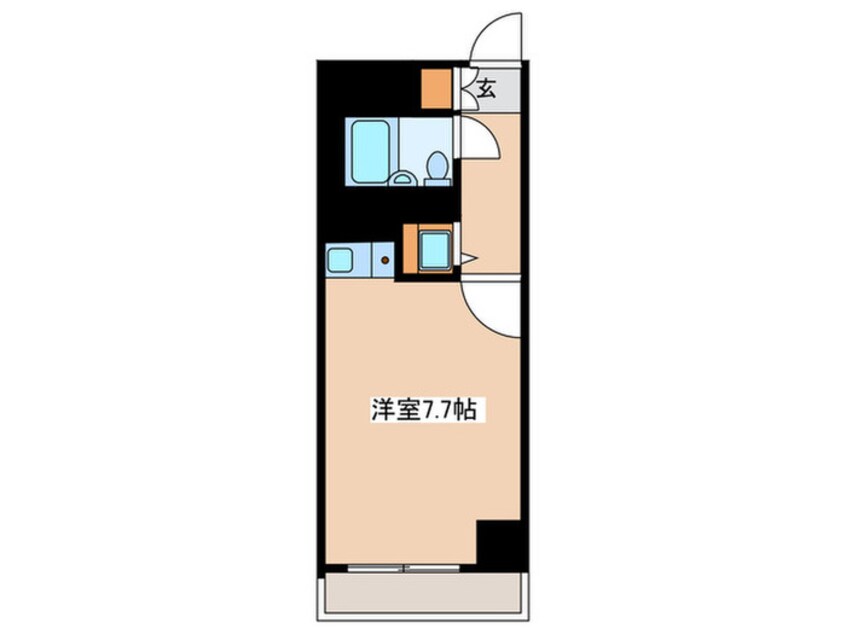 間取図 ﾗｲｵﾝｽﾞﾏﾝｼｮﾝ浅草言問橋(703)