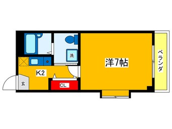 間取図 サンライズ三番館