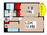 メゾン・ルシェッロ 1LDKの間取り