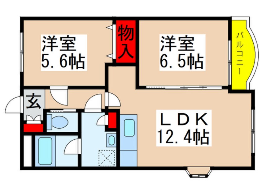 間取図 メゾン・ルシェッロ