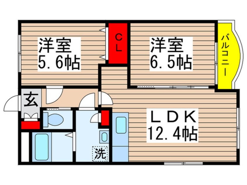 間取図 メゾン・ルシェッロ