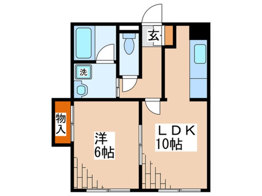 間取図 千代田ミサキコーポ