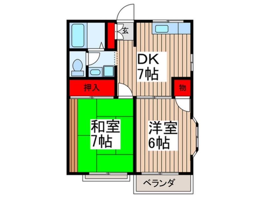 間取図 サンキャッスル