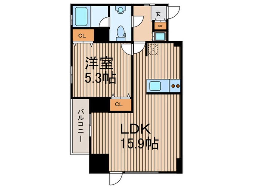 間取図 ラティエラ成城学園前