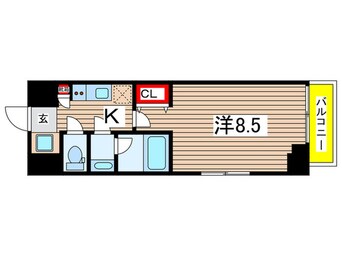 間取図 LUMEED CUBE菊川PREMIUM(604)