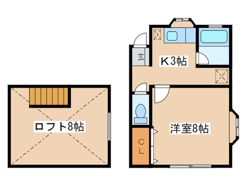 間取図 コ－ポけやき