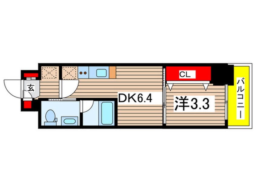 間取図 アーバネックス深川住吉