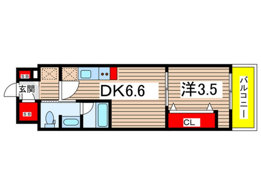 間取図 アーバネックス深川住吉