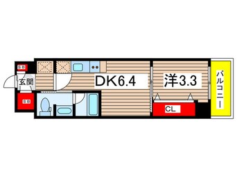 間取図 アーバネックス深川住吉