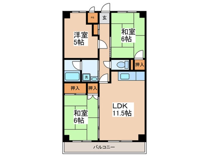 間取り図 グランデ－ルＡ－１