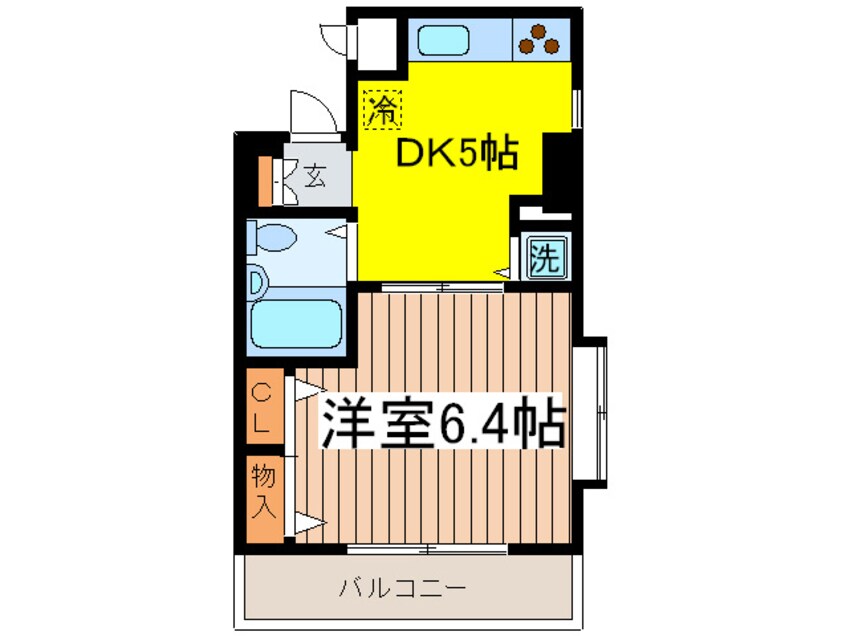 間取図 アップルウェイむさしの(303)