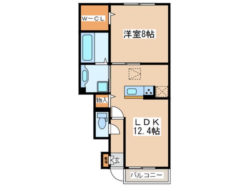 間取図 ポートランドB棟