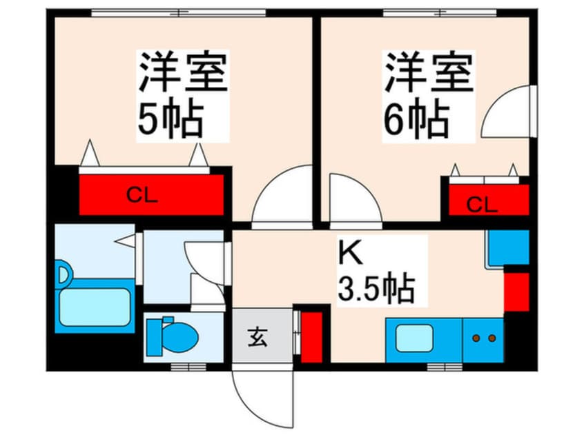 間取図 ﾀﾞｲﾔﾓﾝﾄﾞﾚｼﾞﾃﾞﾝｽ東日暮里第二