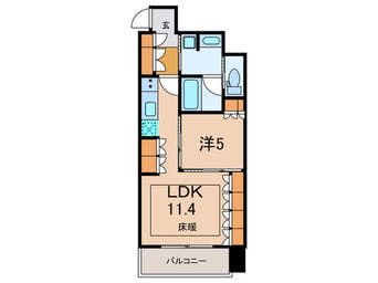 間取図 ﾚ･ｼﾞｪｲﾄﾞｸﾛｽ千代田神保町(506)