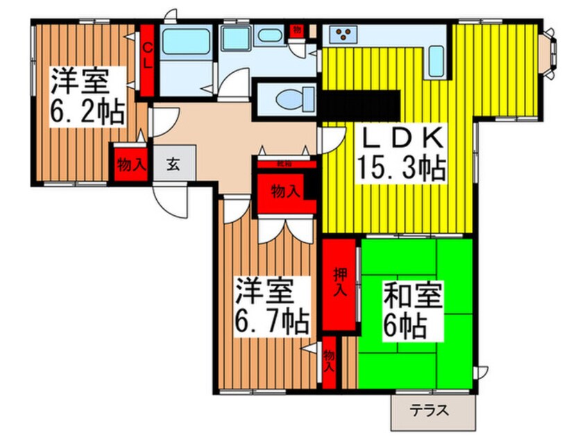 間取図 メゾン・ホリコシ