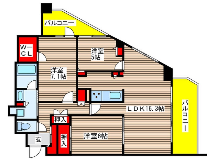 間取り図 リーベスト西千葉