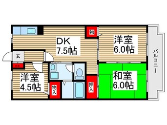 間取図 キキョウ第五三上マンション