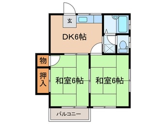 間取図 小金井コ－ポ