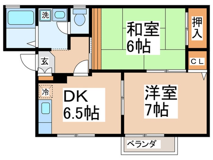 間取り図 パレス萩原