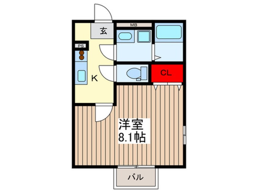 間取図 アムール プリエ