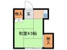 柏アパートB 1Rの間取り