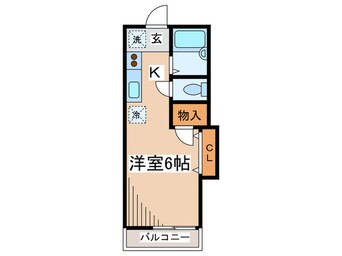 間取図 ハイツナカジマ