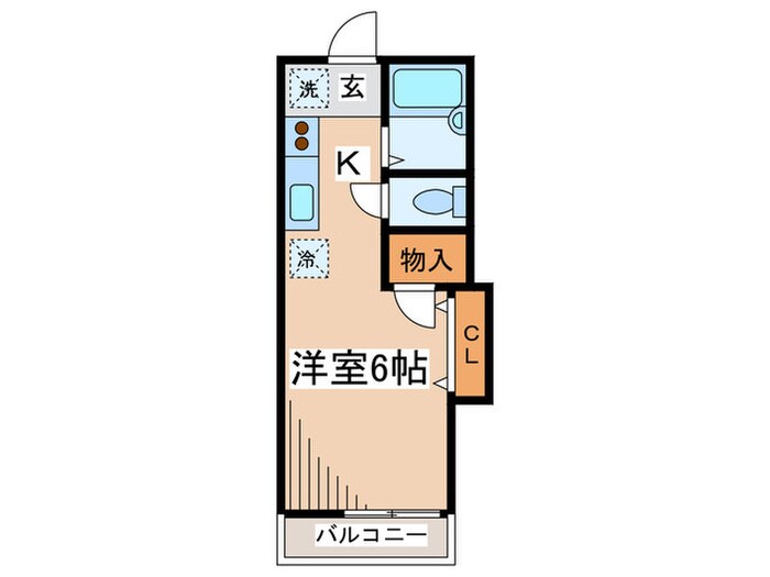 間取り図 ハイツナカジマ